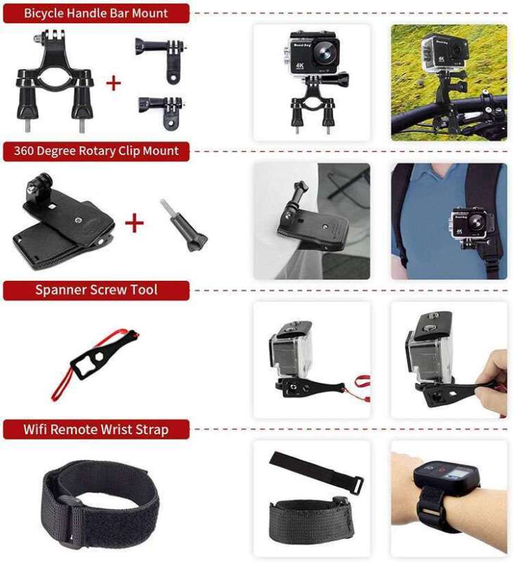 Hridz 58-in-1 Action Camera Accessories Kit for Insta360 GoPro Hero 10