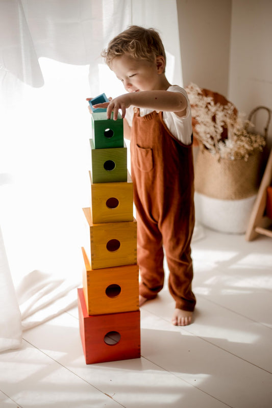QToys Australia (USA) Rainbow Nesting Boxes