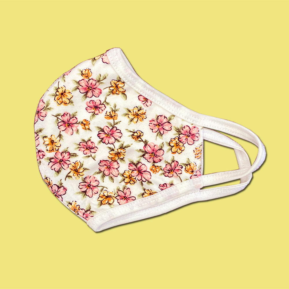 Pack of 25 fashion Floral flower washable reusable fabric face mask