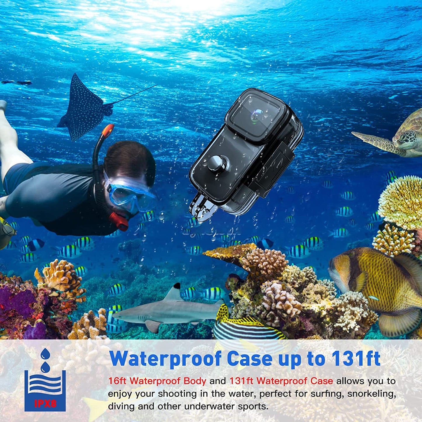 SJCAM C200 4K 24FPS Action Camera Ultra HD Underwater Camera
