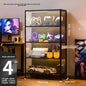 Multi layer transparent storage cabinet, dust-proof acrylic door, shoe collection cabinet, product display cabinet, display rack