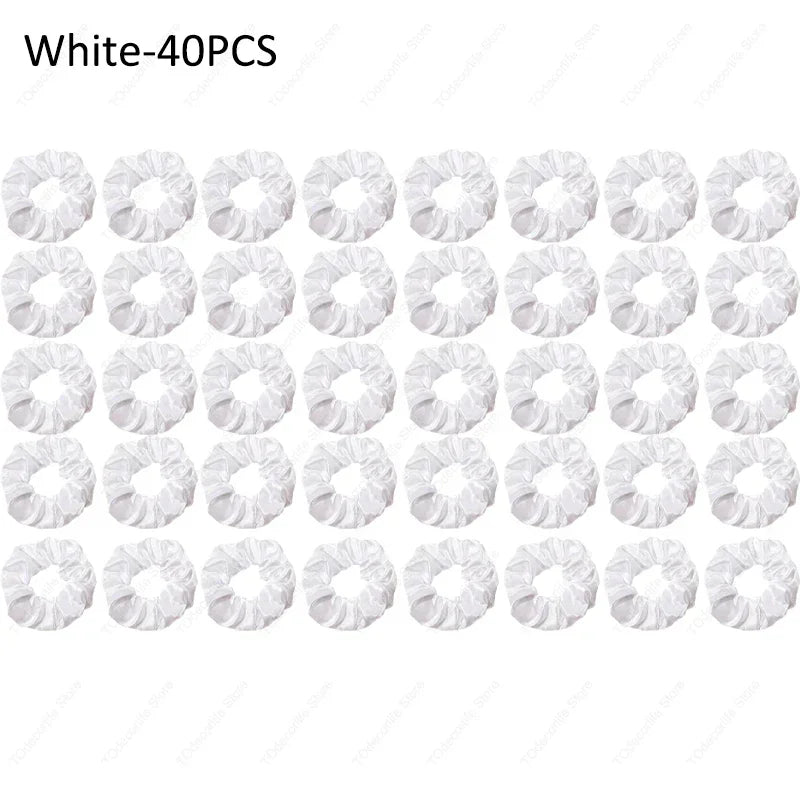 LED Luminous Scrunchies Hairband Glowing Elastic Hair Tie Rope for Women Girls Glow in the Dark Party Hair Accessory