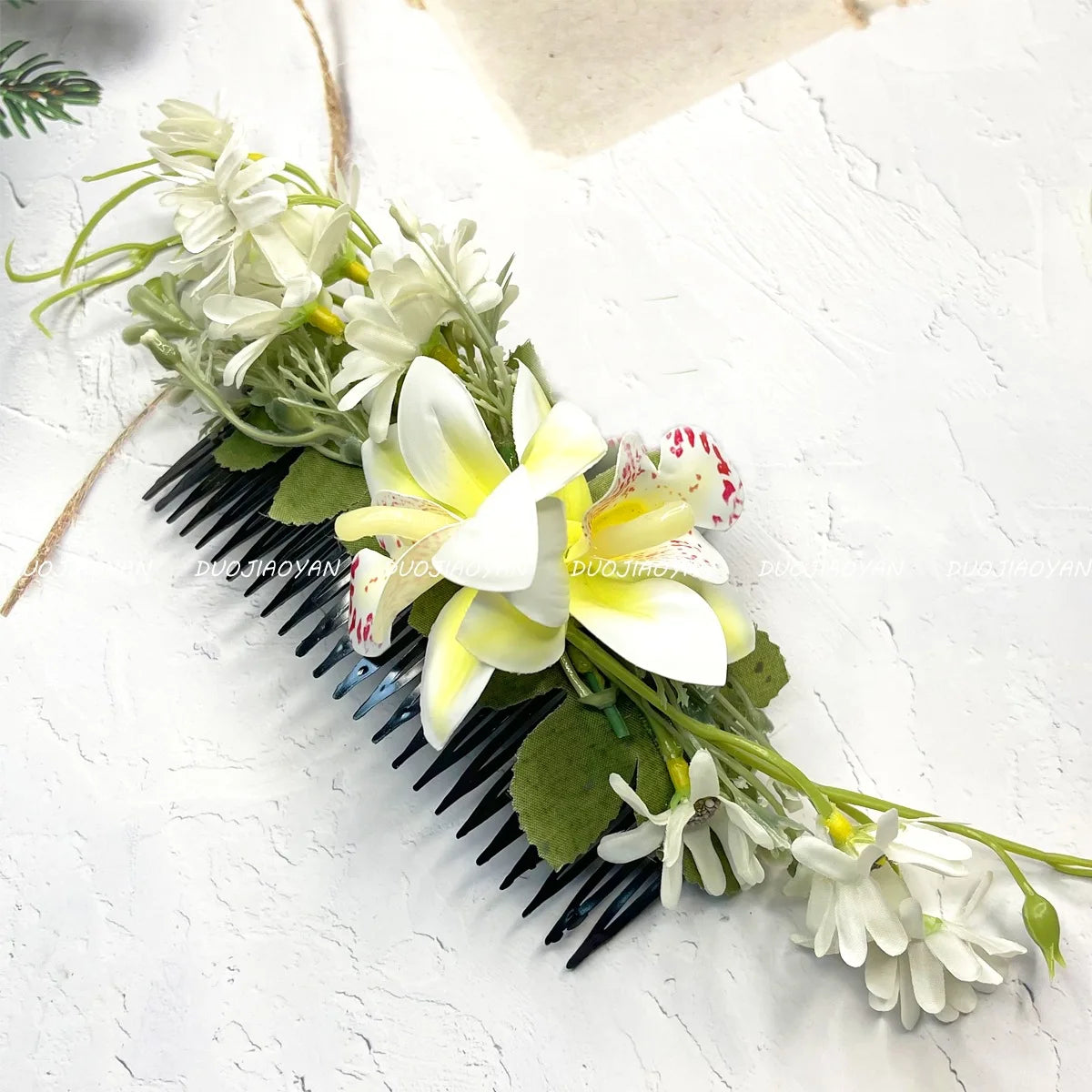 YHJ Beautiful Flowers Hair Pin Party Wedding Performance Bridesmaid Hair Combs Hair Clips for Women Girls