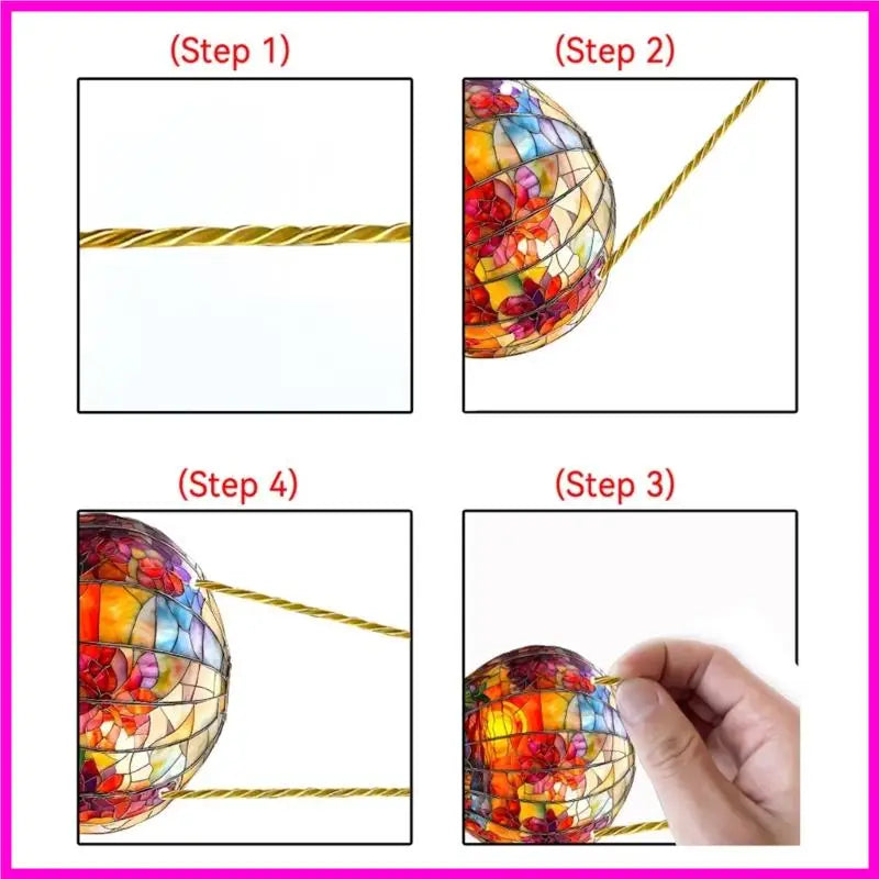 57BE Hot Air Balloon Window Decorations Sun Catcher Acrylic Wall Hangable Colored