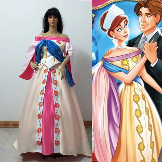 Anastasia Cosplay Costume Stage/Christmas Dress Custom-Made Any Sizes