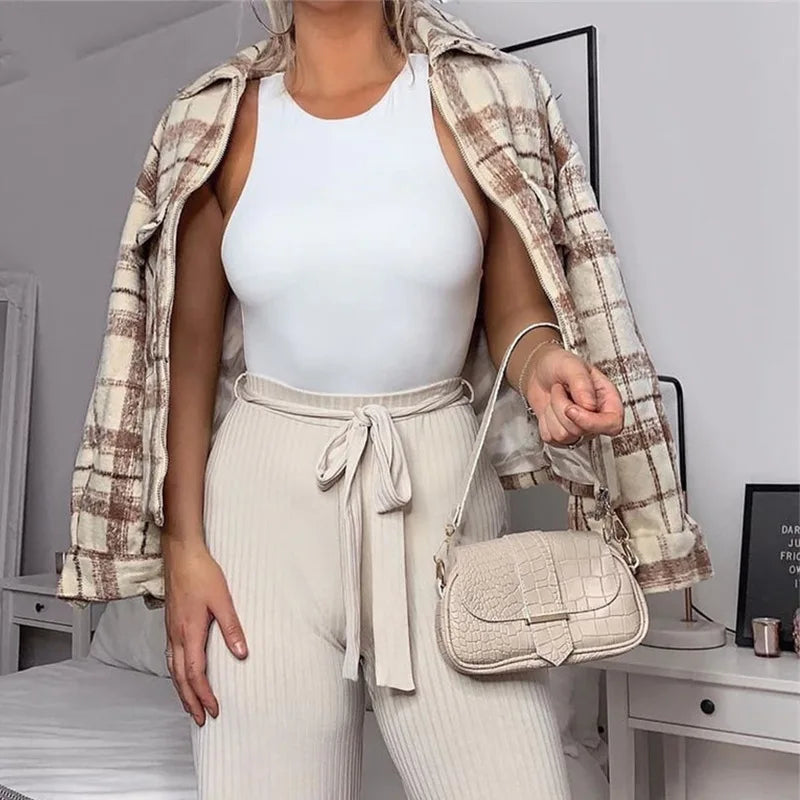 Fashion New Spring Summer Women Tanks Corset Office Lady Casual Lingerie Jumpsuit Sexy Tight Fitting Suit Nightclub Clothing