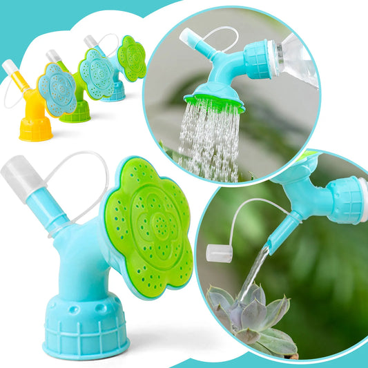 Double Head Garden Plant Watering Sprinkler Head Mini Irrigation Head Suitable For Indoor And Outdoor Nursery Potted