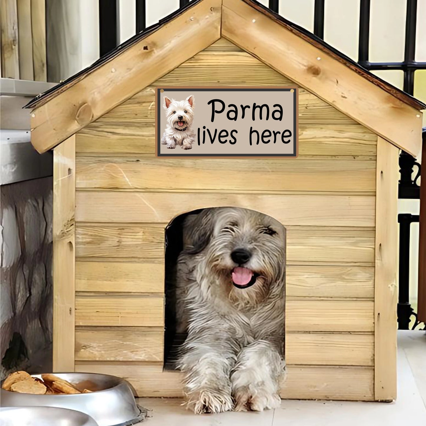 1PC Gorgeous Personalized Text Garden Wall Plaque Plaque Home And Lifestyle Accessories