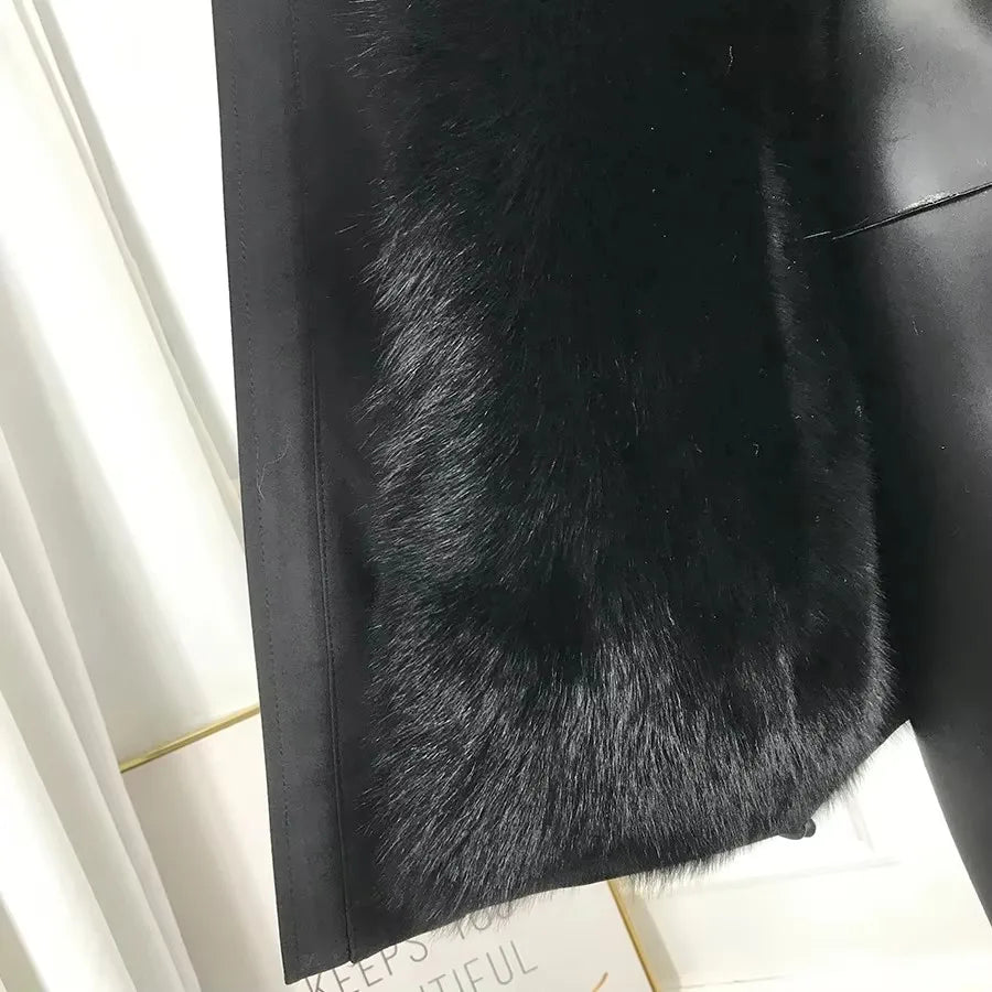 Man's Parka With Natural Fox Fur Collar Real Fox Fur Parka With Hood Fox Fur Lining Best Selling Men's Jacket