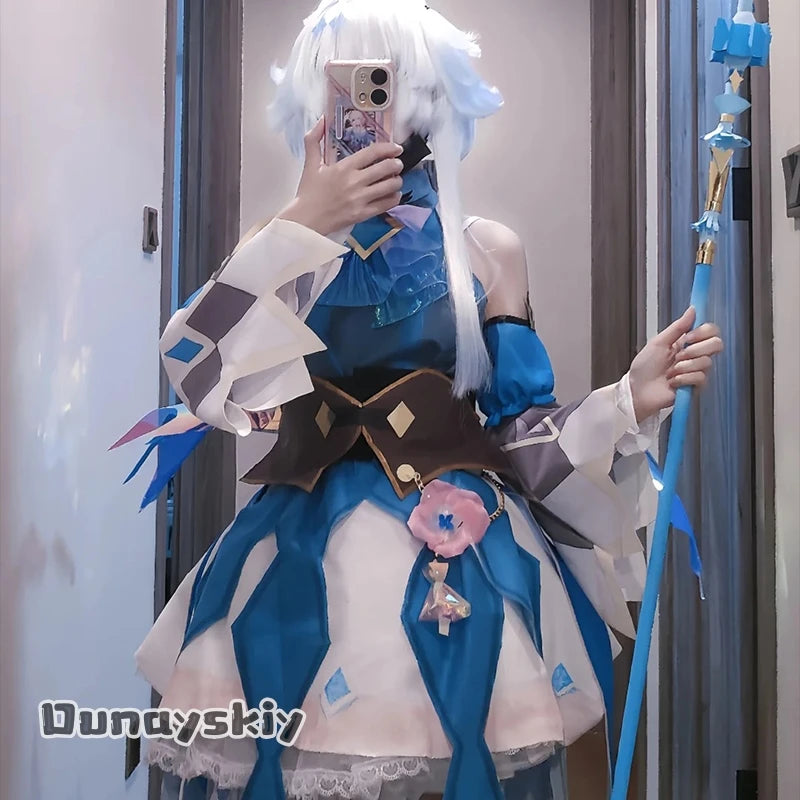 Honkai Star Rail Cerydra Cosplay Costume Cerydra Wig Shoe Dress Uniform Set Halloween Party Disguise for Adult Women Girls