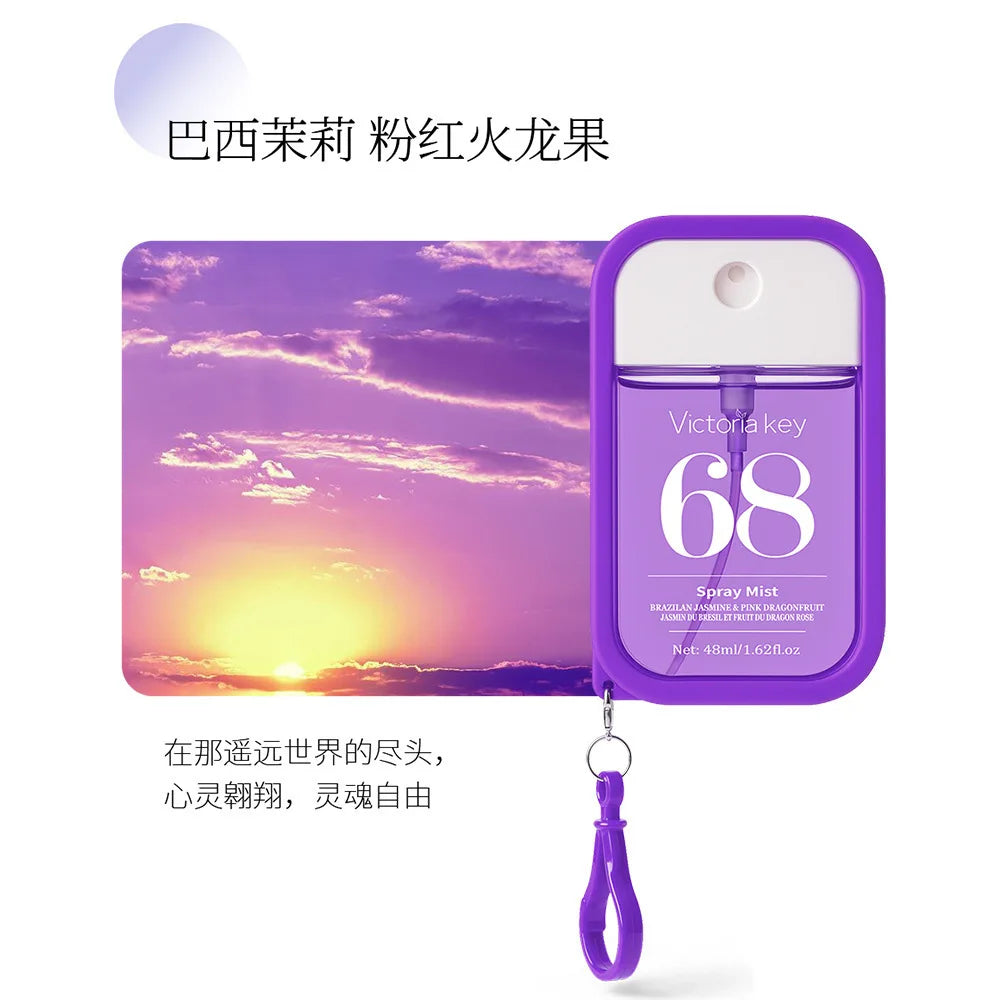 Best selling explosions alcohol-free digital perfume body hair fragrance spray lasting fragrance ladies perfume fruit fragrance.