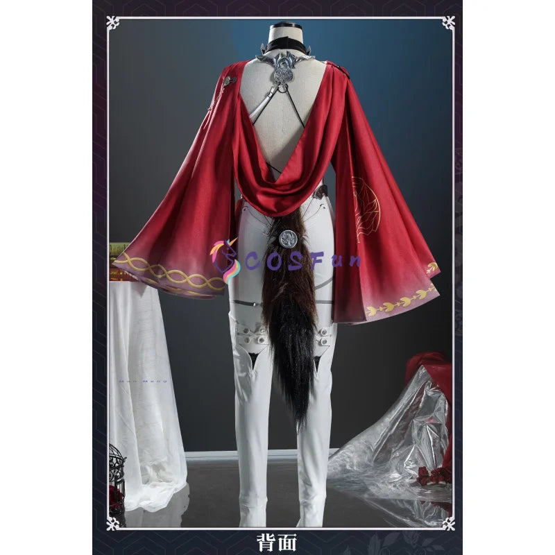 Wuthering Waves Lupa Cosplay Costume Coat Tail Accessories Prop Uniform Anime Game For Women Anime Role Play Outfit