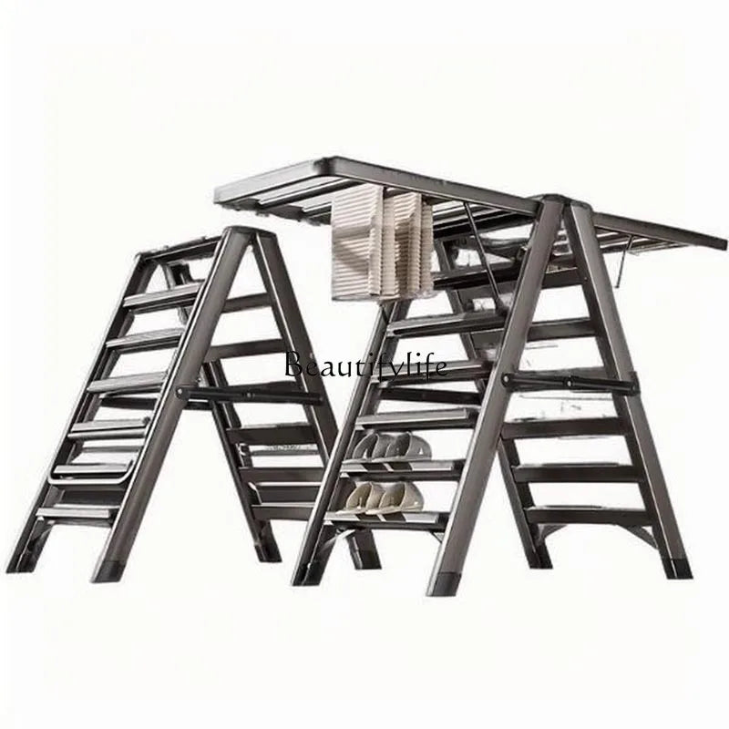 Modern Adjusable Clothes Hanger Mulifunction Pretty Bathroom Clothes Drying Rack Organizer Foldable Appendiabiti Home Furniture