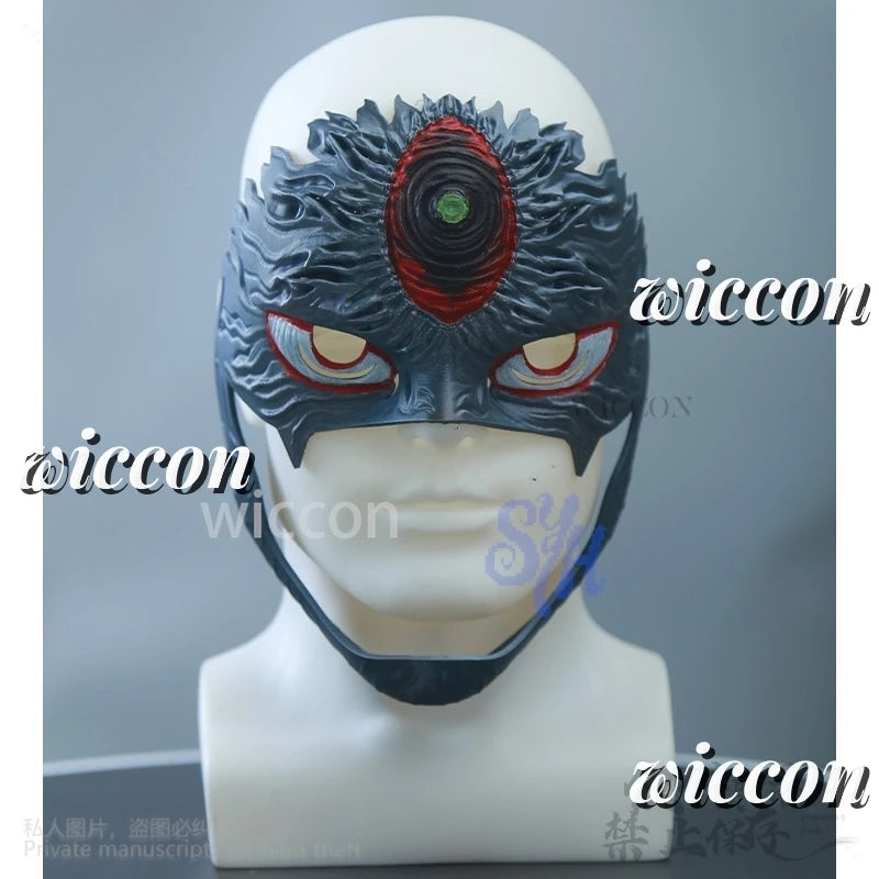 Anime Dandadan SE2 Cosplay JJ Enjōji Jin Costume Evil Eye 3D Polylactic Acid Base Mask Horror Halloween Christmas Party Gifts