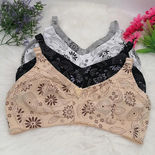 Large Size 44D-54F Sexy Bra for Women DEMI push up Ladies Underwear Wireless Lingerie Brassiere Comfortable Cotton Bralette C30