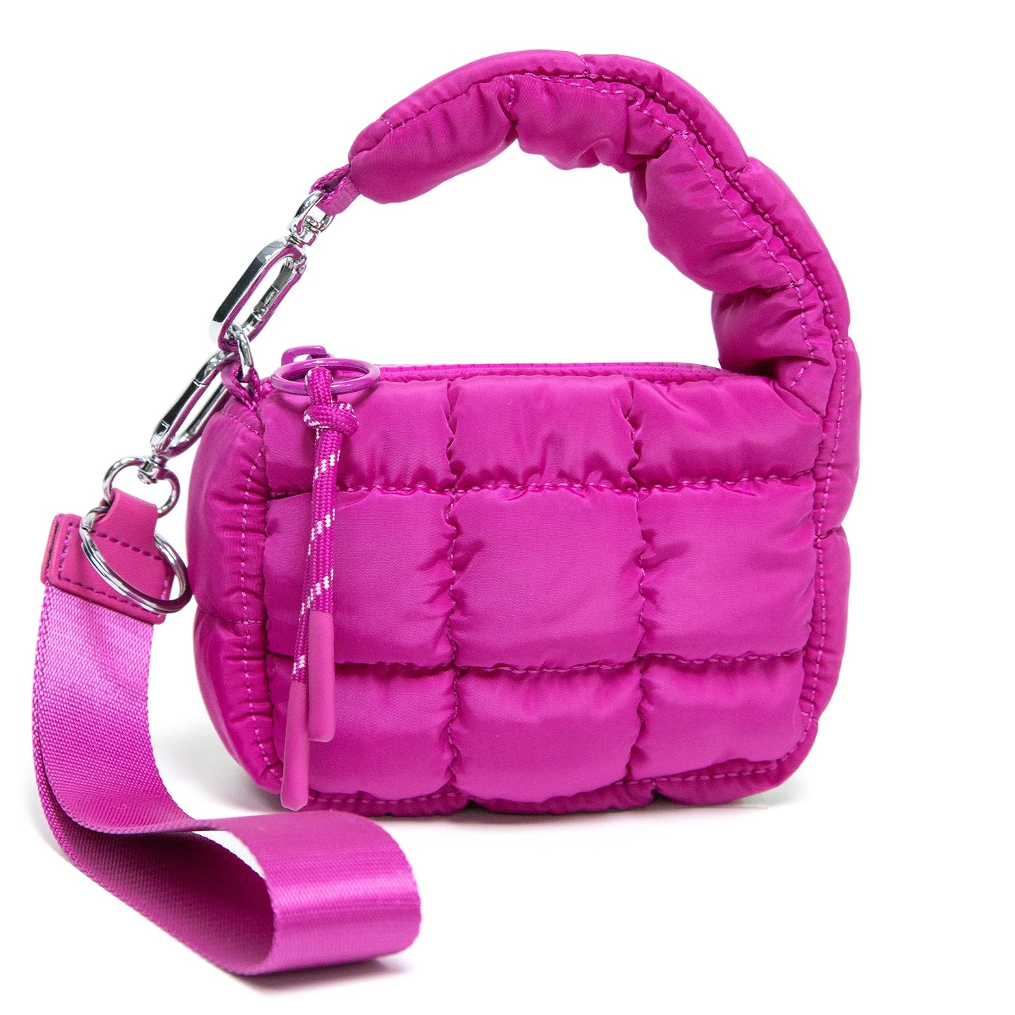 Mini Lipstick Bag Quilted Coin Bag Same as Free people Cosmetic Bag Cute Puffer Handbags Makeup Pouch Christmas Gift for Women