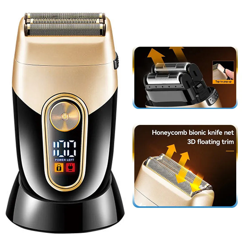 Electric Razor Electric Shaver Rechargeable Shaving Machine For Men