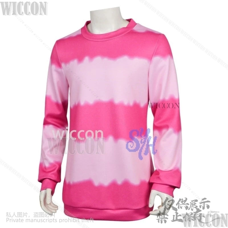 Saja Boys Baby Anime Clothes Kpop Demon Cosplay Loose Round Neck Sweatshirt Sleeve Kawaii Y2k Uniform Wig Halloween Carnival Cos