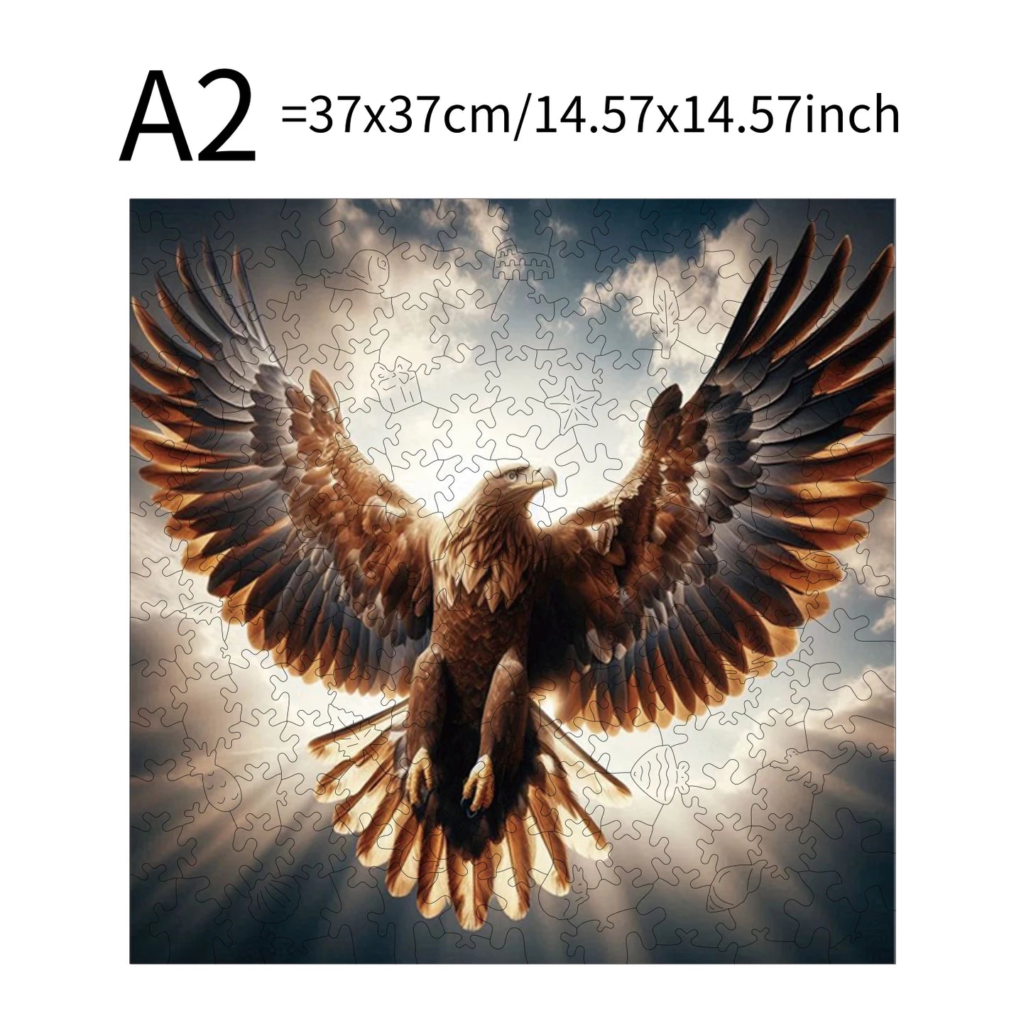 Bull Dragon Eagle Ghost Animal Puzzles High Quality Jigsaw Puzzle Wooden Puzzle Best Christmas Gift