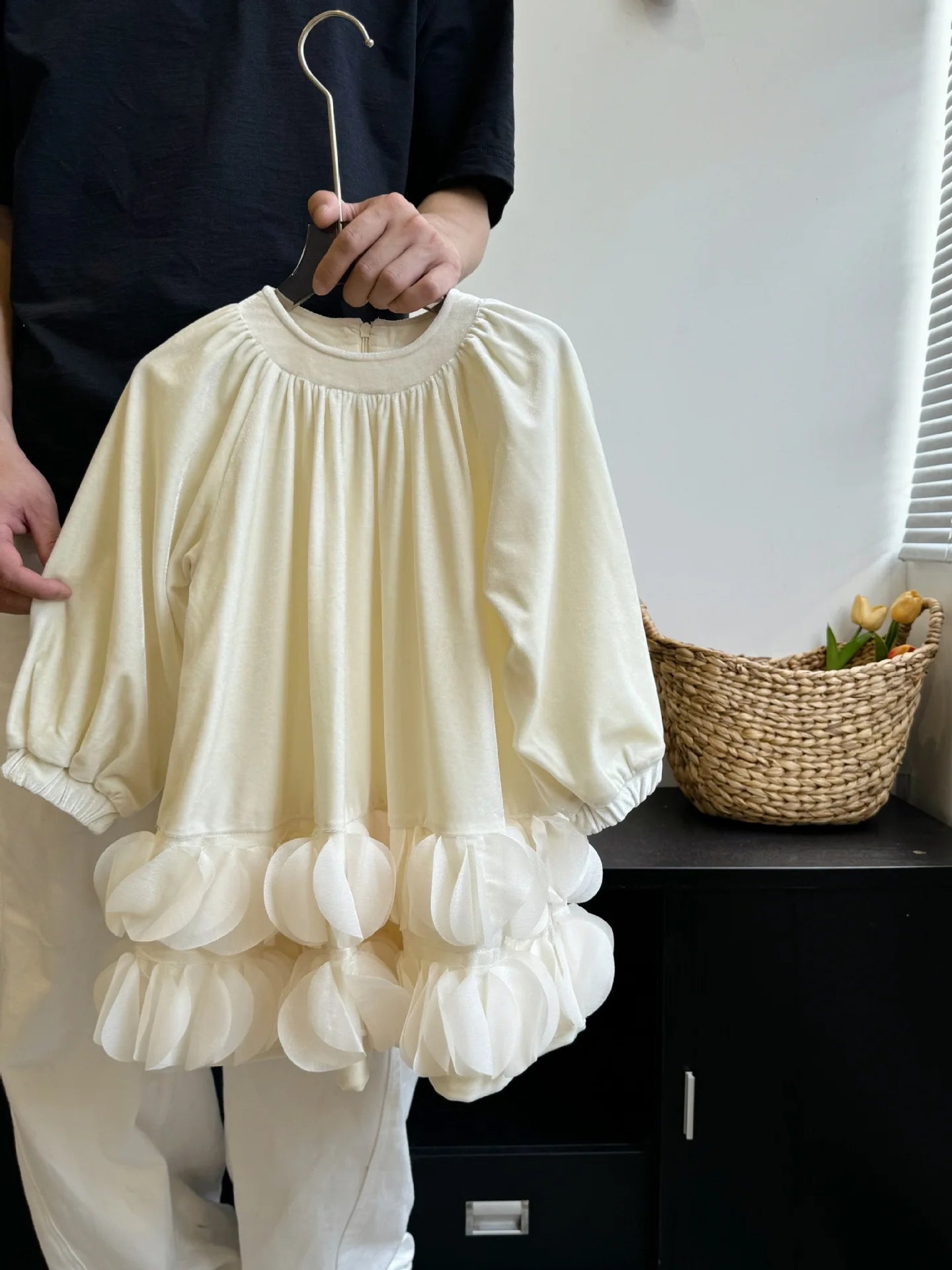 Baby Girl Princess Velvet Tutu Dress Long Sleeve Toddler Child Vestido Birthday Party Spring Autumn Winter Baby Clothes 2-10Y