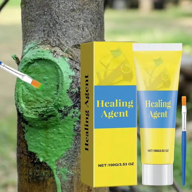 Tree Wound Dressing Healing Paste For Tree Wound Grafting Supplies Dressing Ointment With Brush For Bonsai Shrubs Roses And