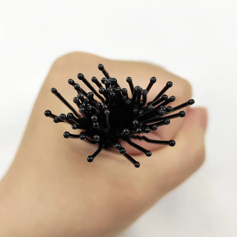 50/100 PCS Women 5/6/7/8 cm Hair Waved U-Shaped Bobby Pin Barrette Grip Clip Bridal Hairpins Black Metal Hair Accessories