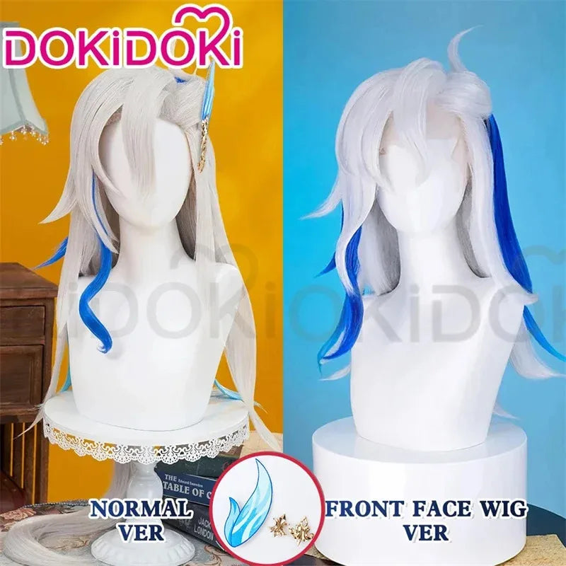 A2025 New IN STOCK Neuvillette Game Genshin Impact DokiDoki Hair Cosplay Fontaine Free Lace Wig Cap Men ★ HAxiba.