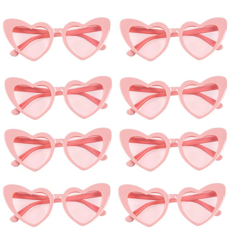 Heart Shaped Sunglasses for Women Retro Cat Eye Sunglasses Wedding Engagement Decoration Shopping Traveling Party Accessories