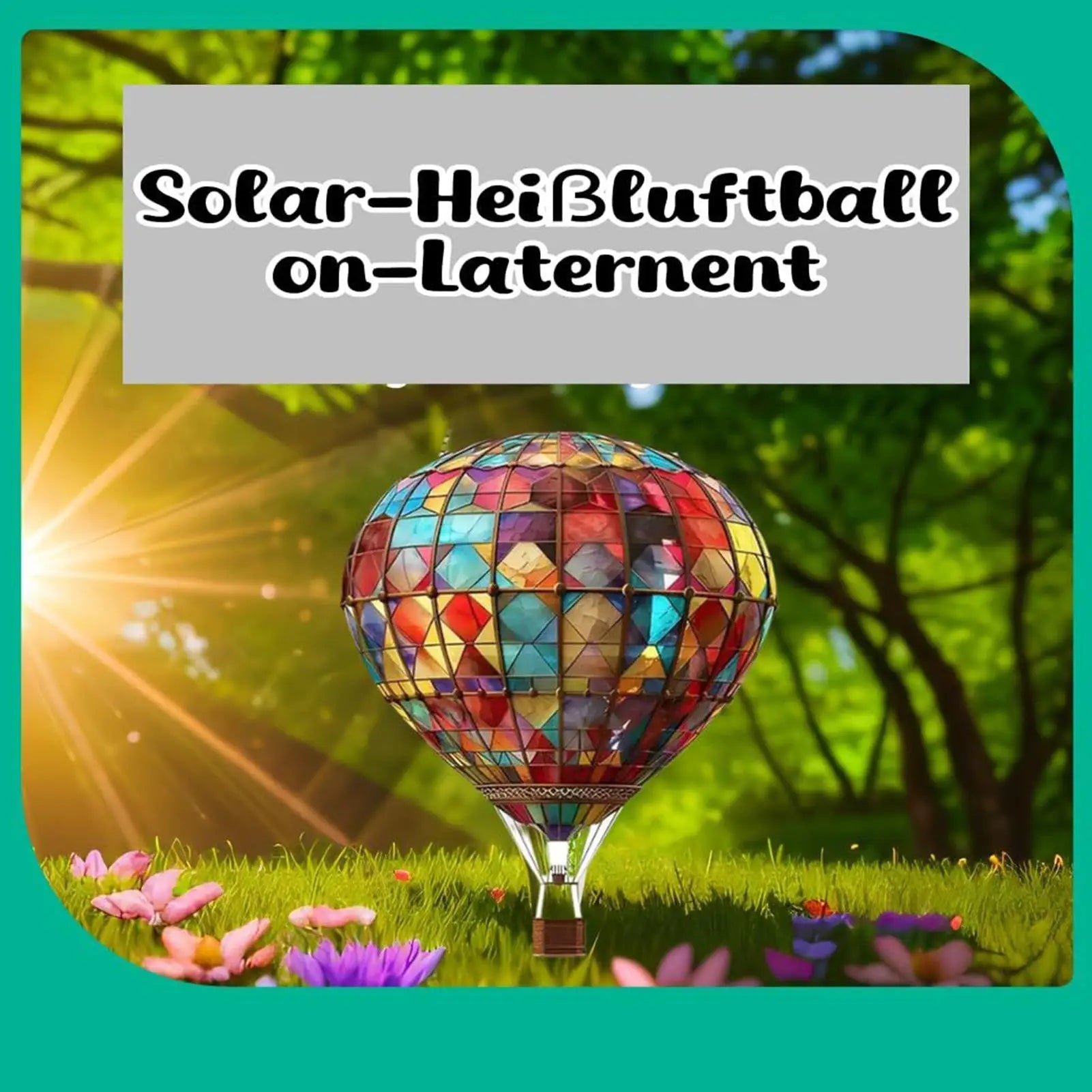 Sun Catcher Outdoor Window Sun Catchers Acrylic Flat Hot Air Balloon Design Lantern Decorative Ornament for Door Bathroom Home