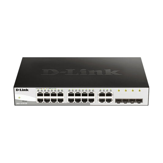 D-LINK/NET/16X1GB +4 SFP WEBSMART SWITCH/L2/RM