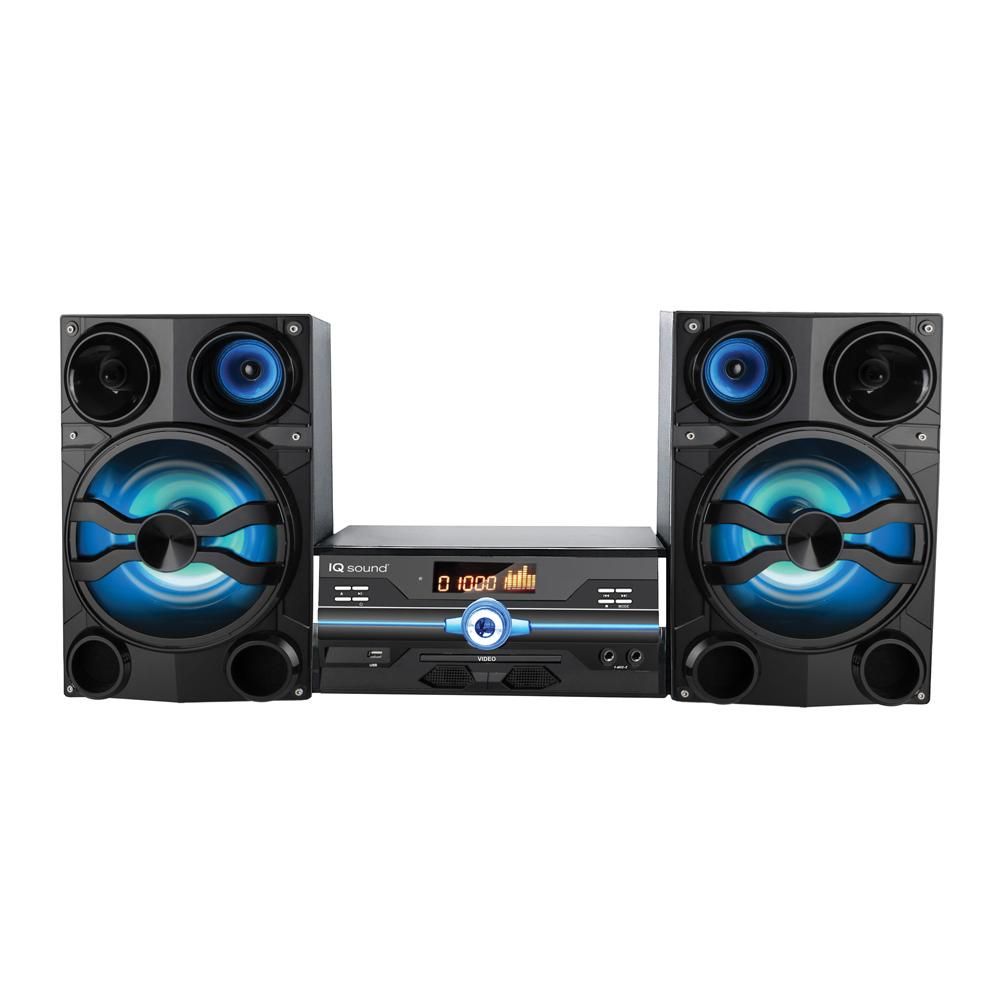 IQ Sound HiFi Multimedia Audio System with Bluetooth, and AUX/USB/Mic