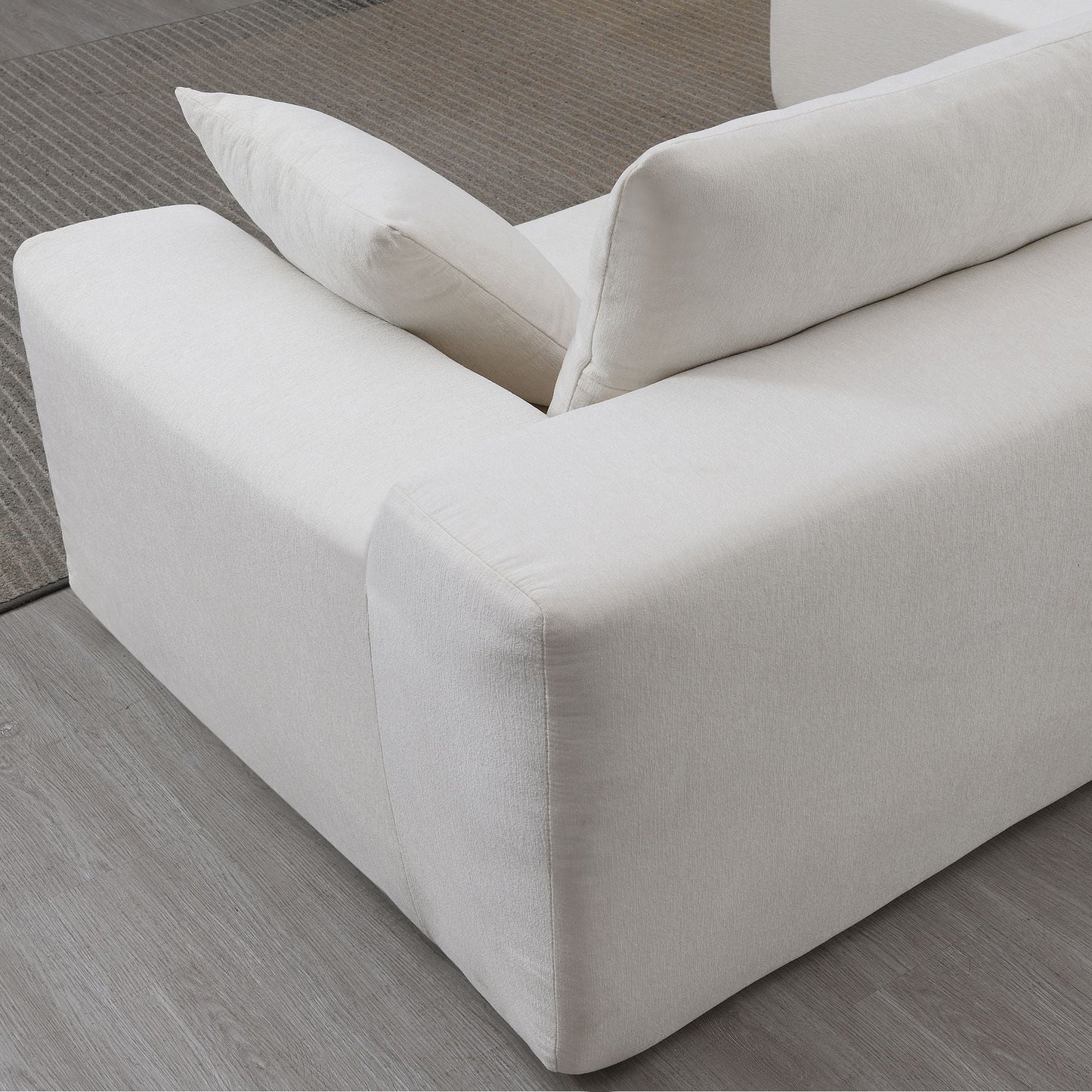109*68" Modular Sectional Living Room Sofa Set, Modern Minimalist