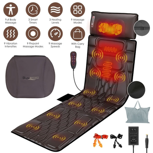 Flannel / PU Material Options - 1 Pc Full Body Massage Mat