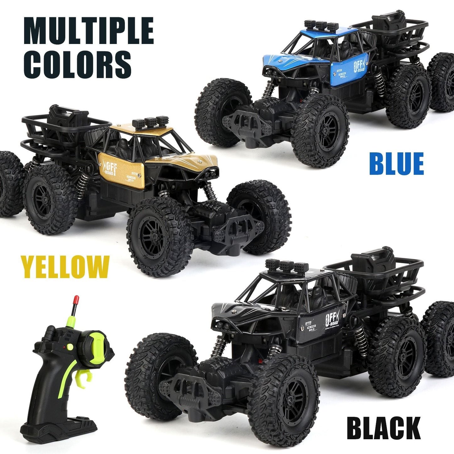 All-terrain Electric Toy Car, Alloy Car, 1:20 Scale Model Car, 2.4GHz