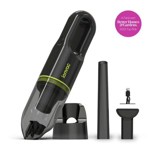 IonVac, Lightweight Handheld Cordless Vacuum Cleaner, USB Charging,