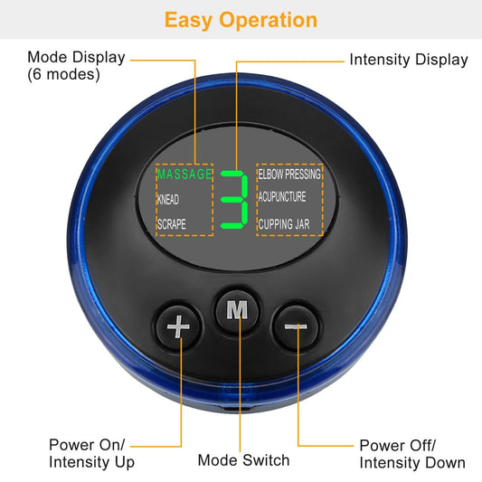 EMS Foot Massage Pad Electric Stimulator Massager Unit Rechargeable