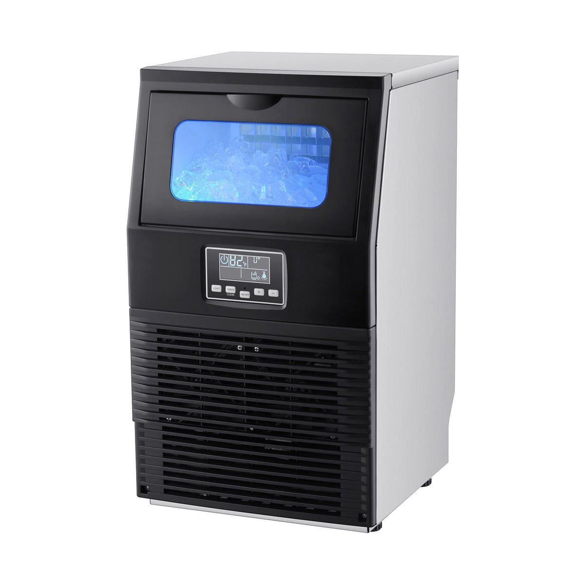 Commercial Ice Maker Machine, 80 lbs/24h with 12Lbs Storage, 32 Cubes