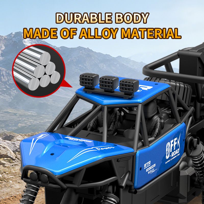 All-terrain Electric Toy Car, Alloy Car, 1:20 Scale Model Car, 2.4GHz