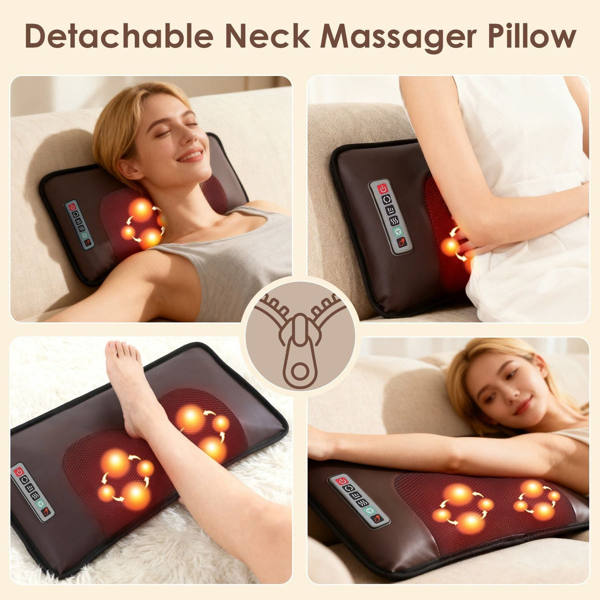 Flannel / PU Material Options - 1 Pc Full Body Massage Mat