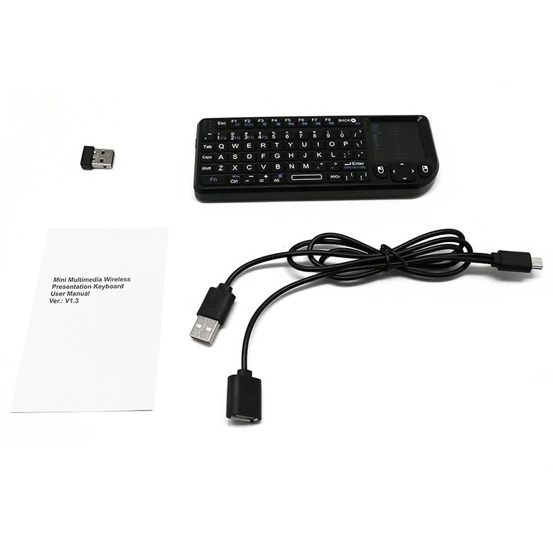 Rii  X1 2.4G Mini Wireless Keyboard with Touchpad Mouse, Lightweight