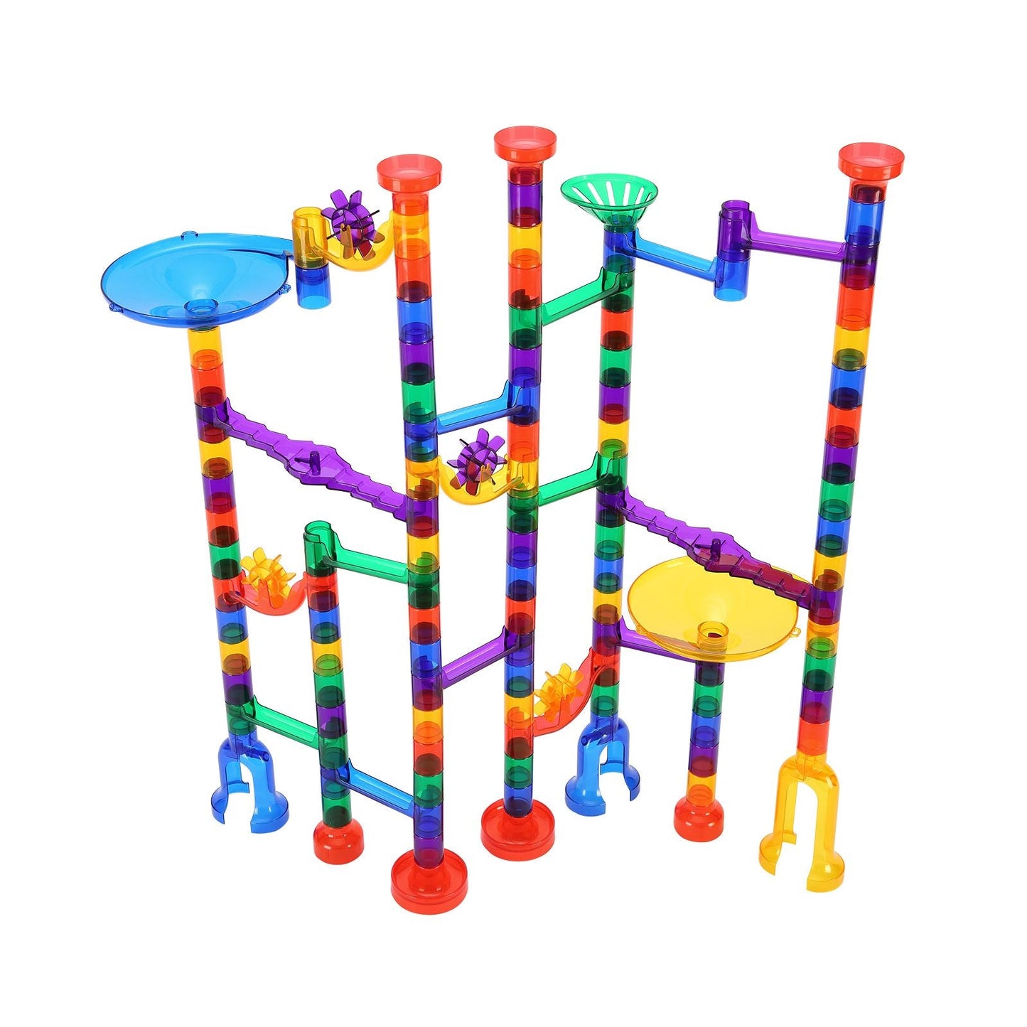 Marble Run Set, 145 Piece Marble Maze Building Block Brain Game, with