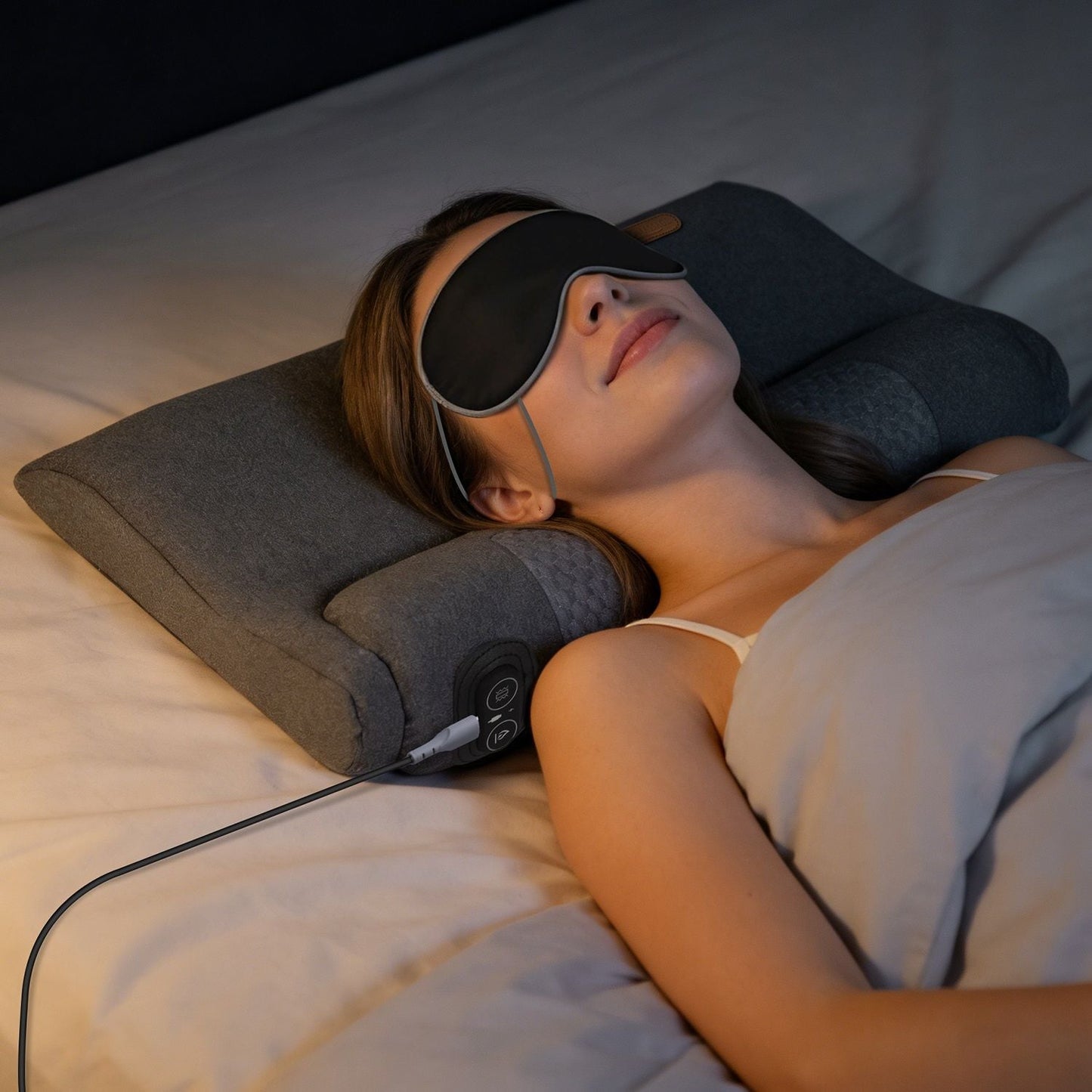 Neck Massager Pillow Ergonomic Massager Memory Foam Pillow with