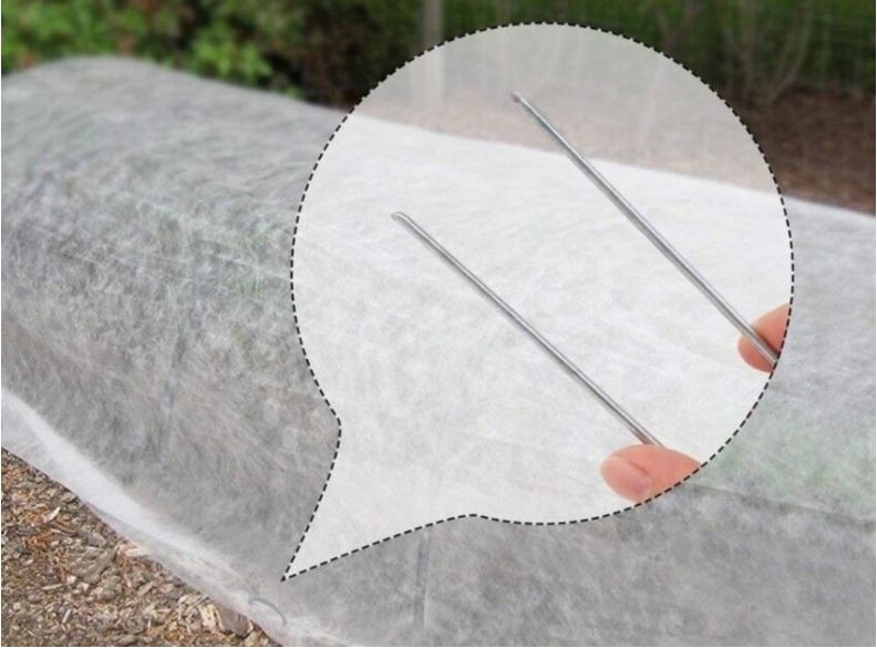 50PC 1.57inch*10inch Lawn Turf Spikes, Shade Netting Spikes, Pipe