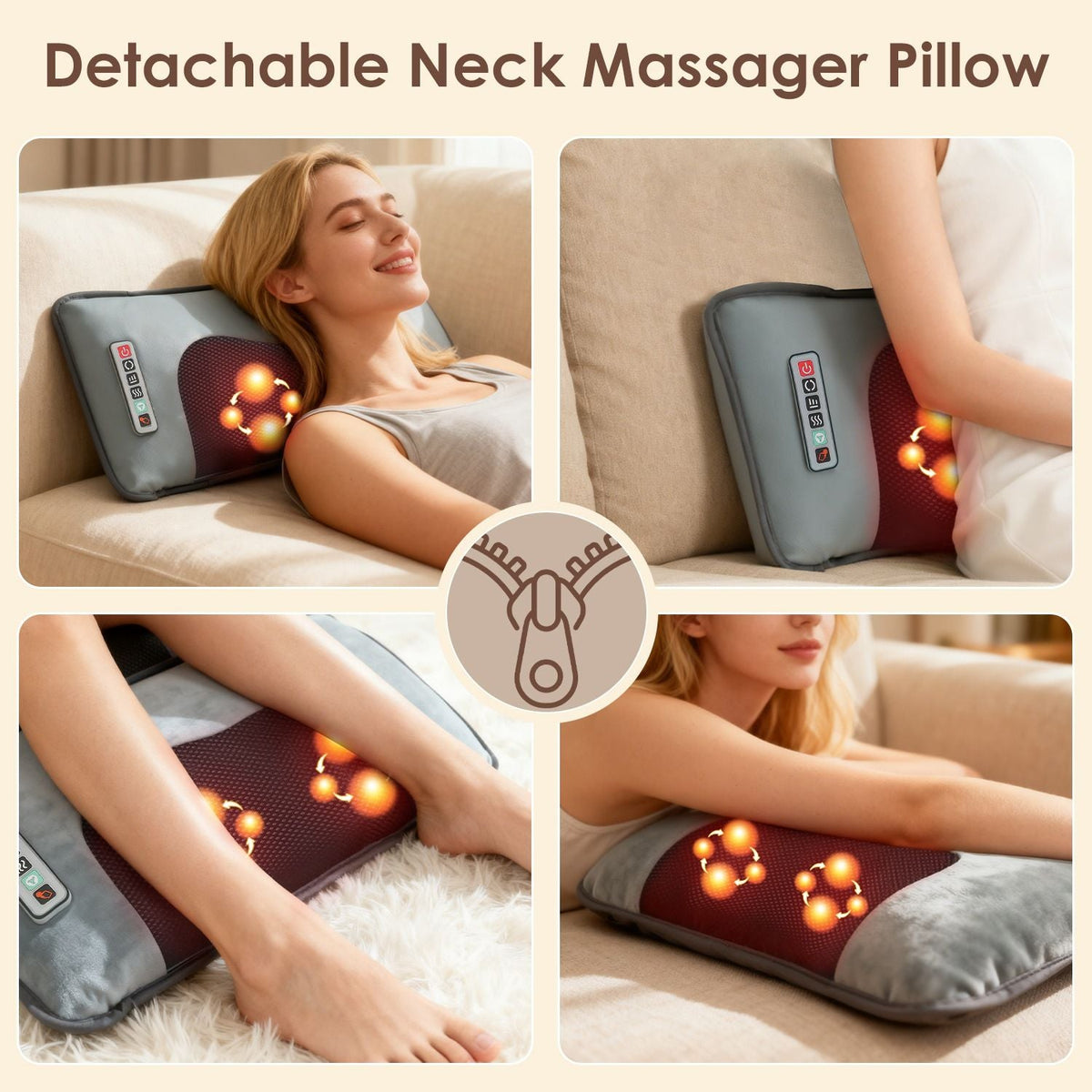 Flannel / PU Material Options - 1 Pc Full Body Massage Mat