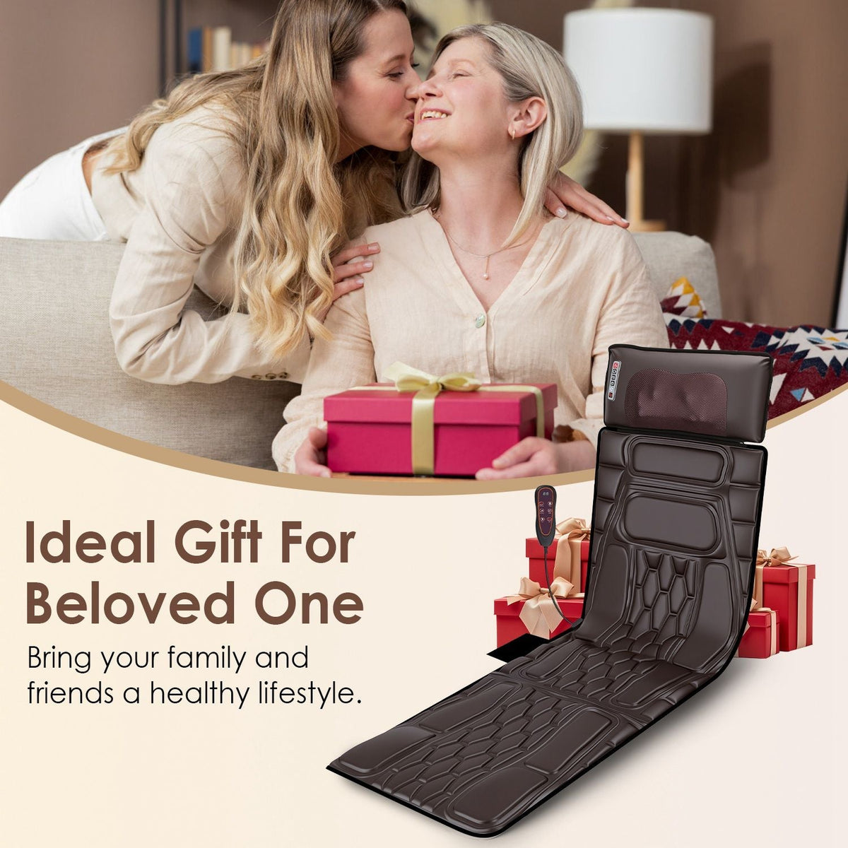 Flannel / PU Material Options - 1 Pc Full Body Massage Mat