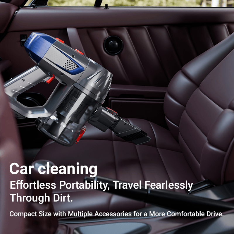 PSV20-6P  25KPa Powerful Wireless Vacuum Cleaner-Ideal for Vehicles,