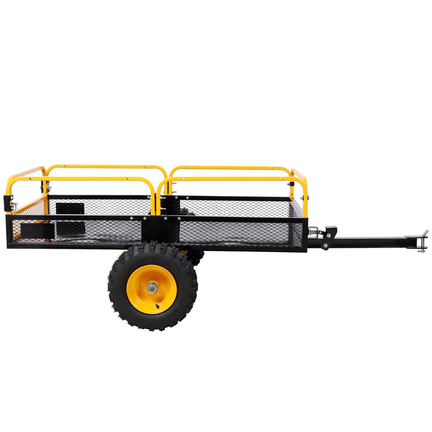 Heavy-Duty Tow-Behind Dump Cart 1000 lbs Load Capacity for ATV UTV