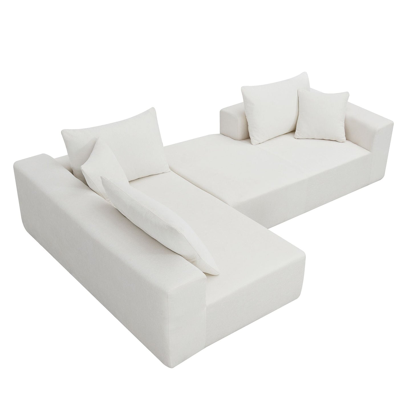 109*68" Modular Sectional Living Room Sofa Set, Modern Minimalist