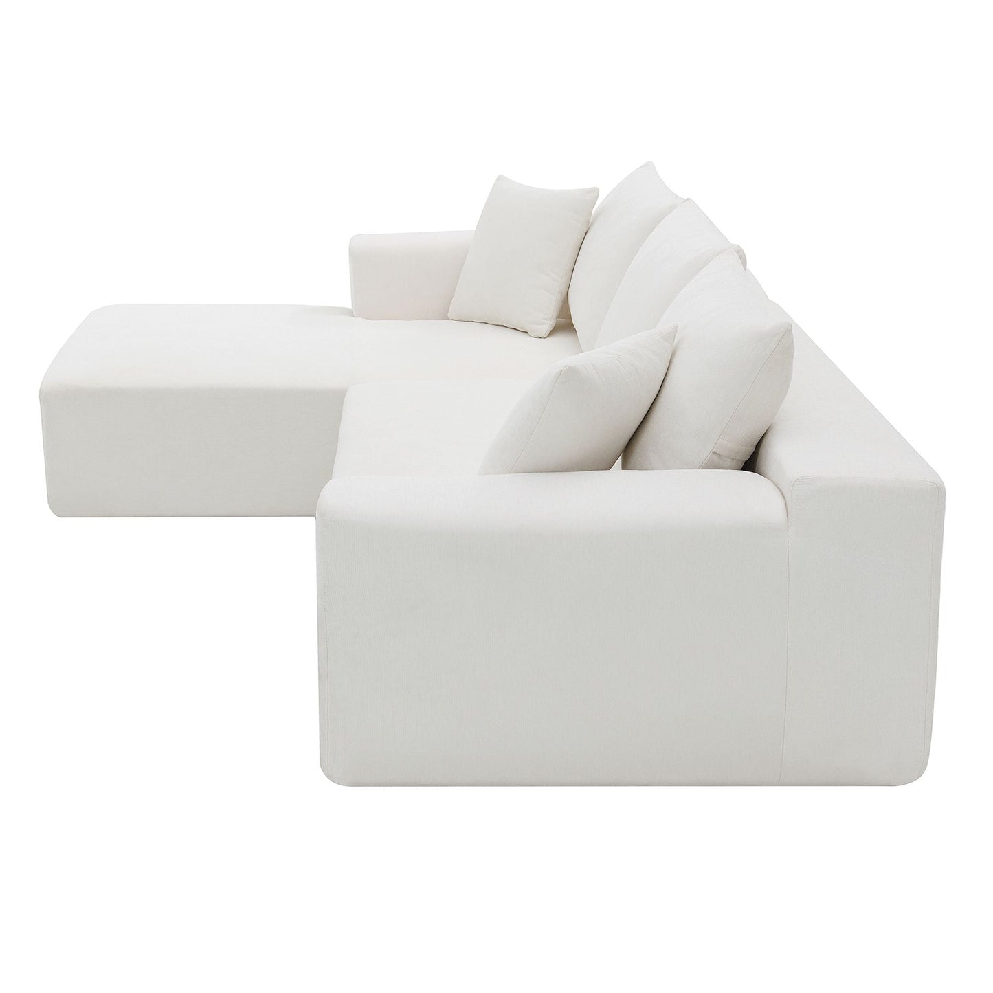 109*68" Modular Sectional Living Room Sofa Set, Modern Minimalist