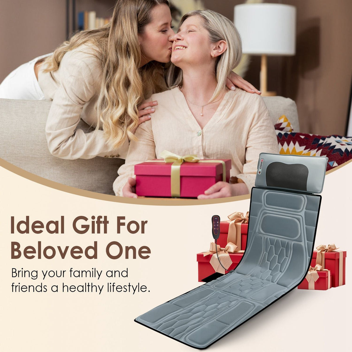 Flannel / PU Material Options - 1 Pc Full Body Massage Mat
